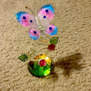 Butterfly display statue